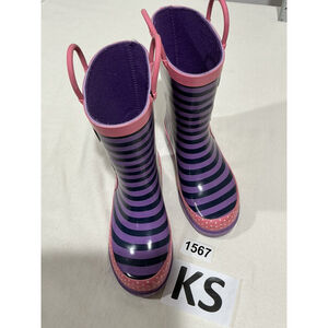Toddler Girl Komfort Me Rain Boots Multi Color With Bunny Rabbit Size 12